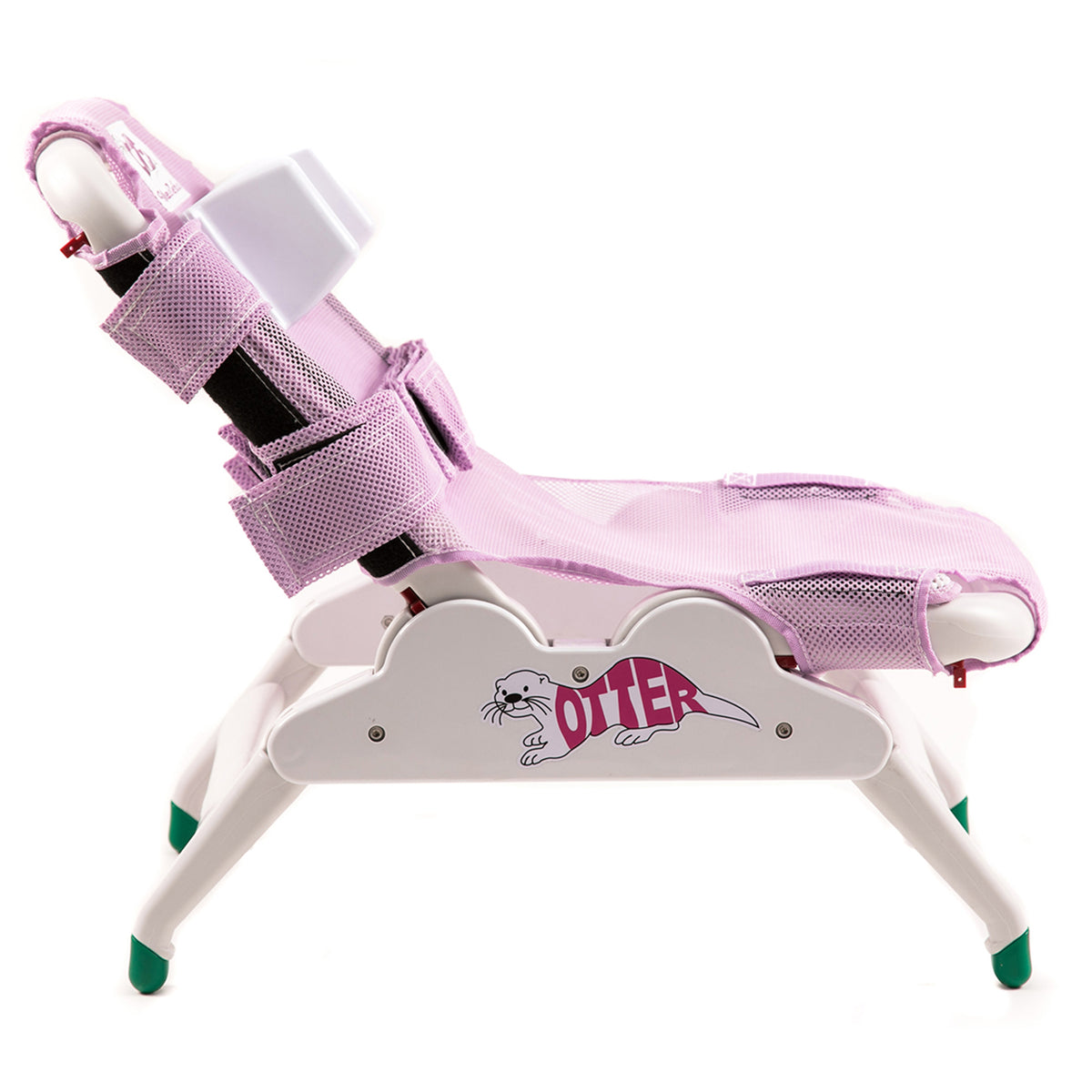 Inspired by Drive Soft Fabric Adjustable Otter Pediatric Bath Chair, L, Lavender - VMInnovations