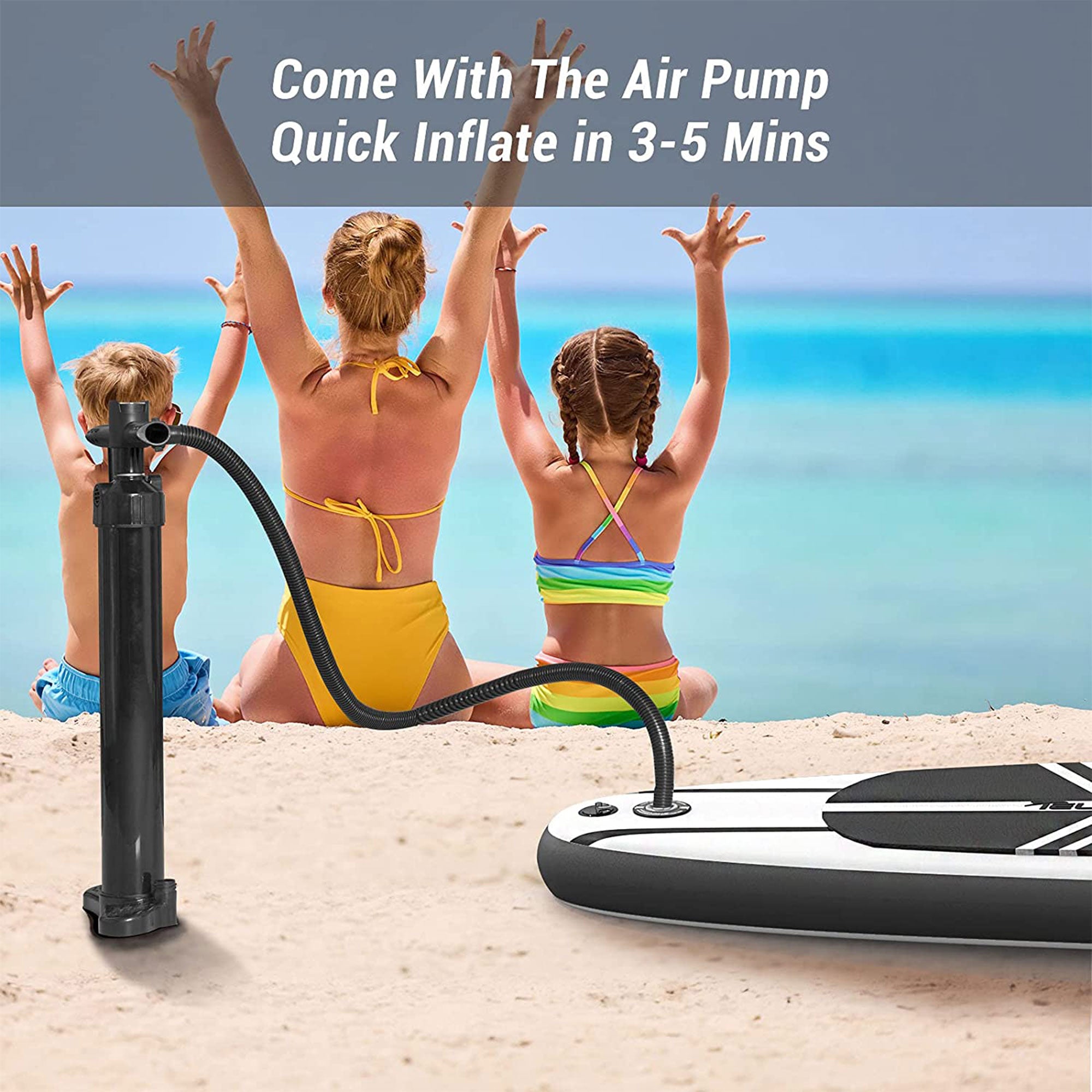 TELESPORT Paddle Boards Stand Up Paddleboard w/Accessories in Black (For Parts) - VMInnovations