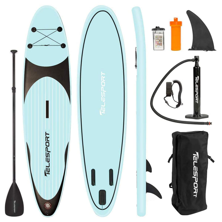 TELESPORT Paddle Boards Inflatable Stand Up Paddleboard with Accessories, Blue - VMInnovations