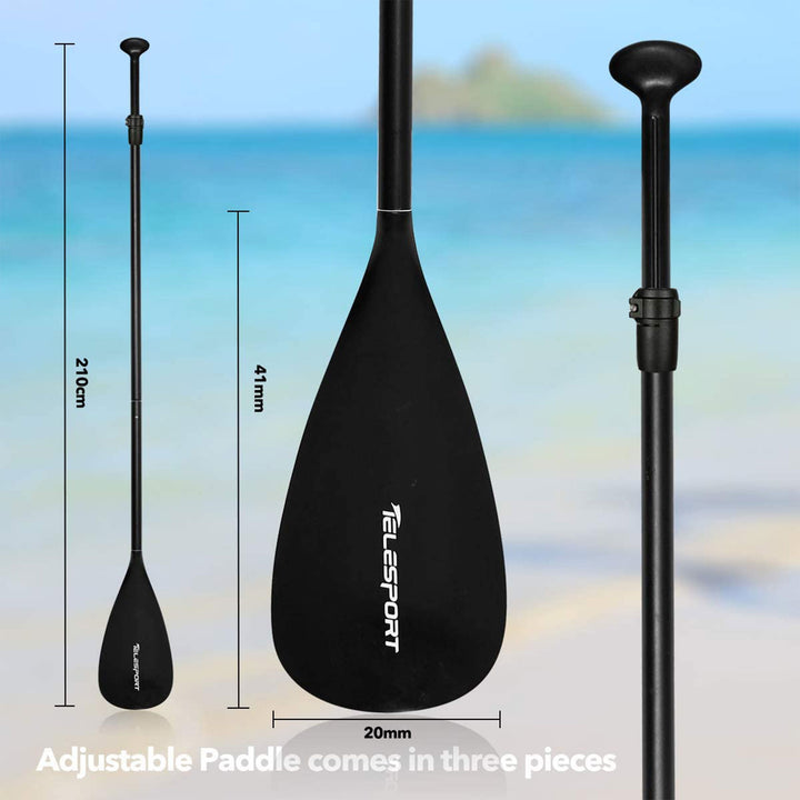 TELESPORT Paddle Boards Inflatable Stand Up Paddleboard with Accessories, Blue - VMInnovations