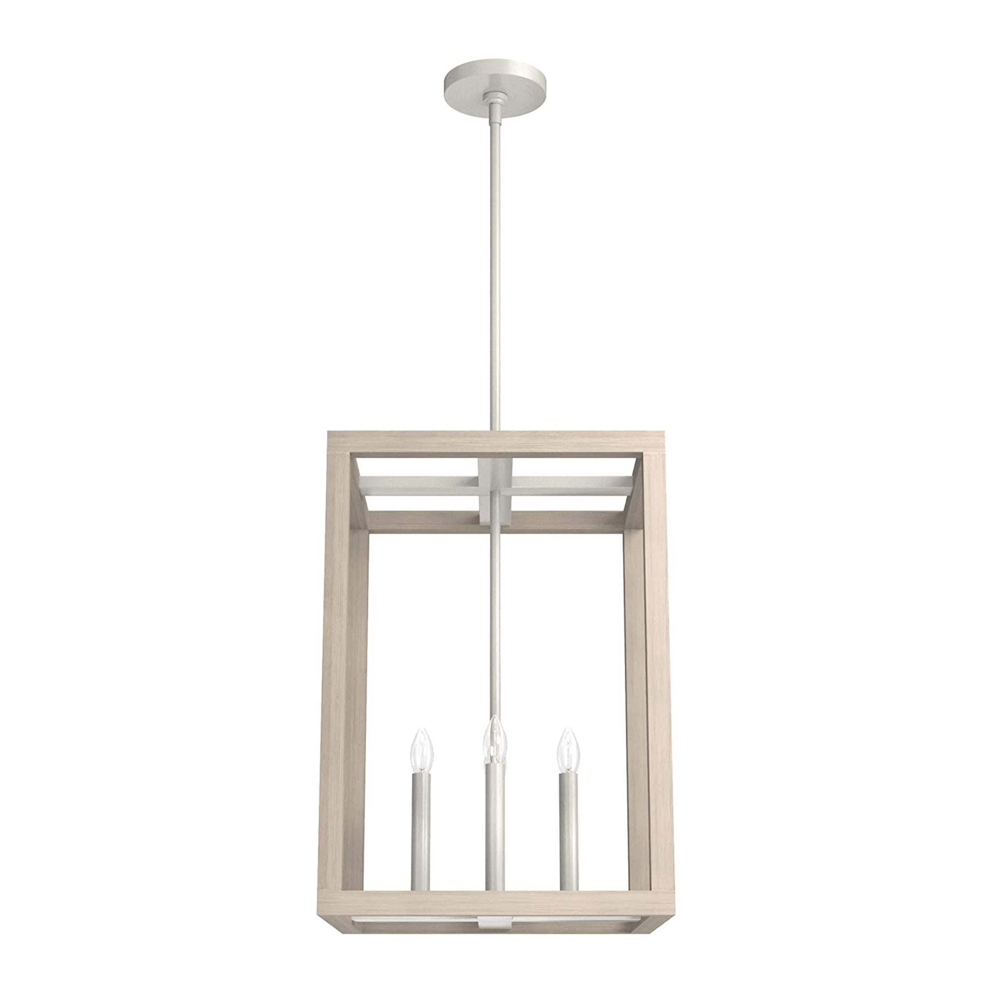Hunter Fan Company Squire Manor Pendant Light Fixture, Brushed Nickel (Open Box) - VMInnovations