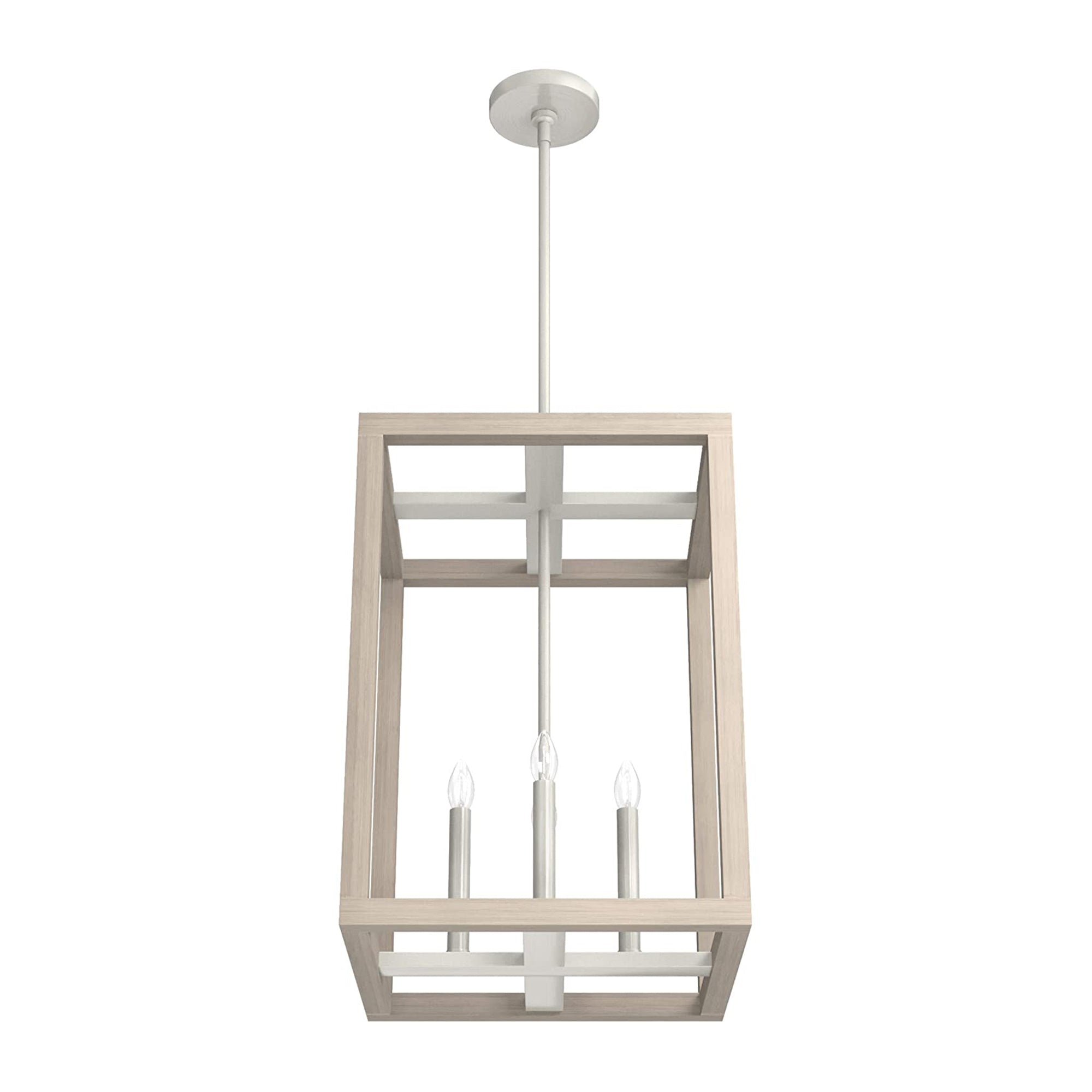 Hunter Fan Company Squire Manor Pendant Light Fixture, Brushed Nickel (Open Box)
