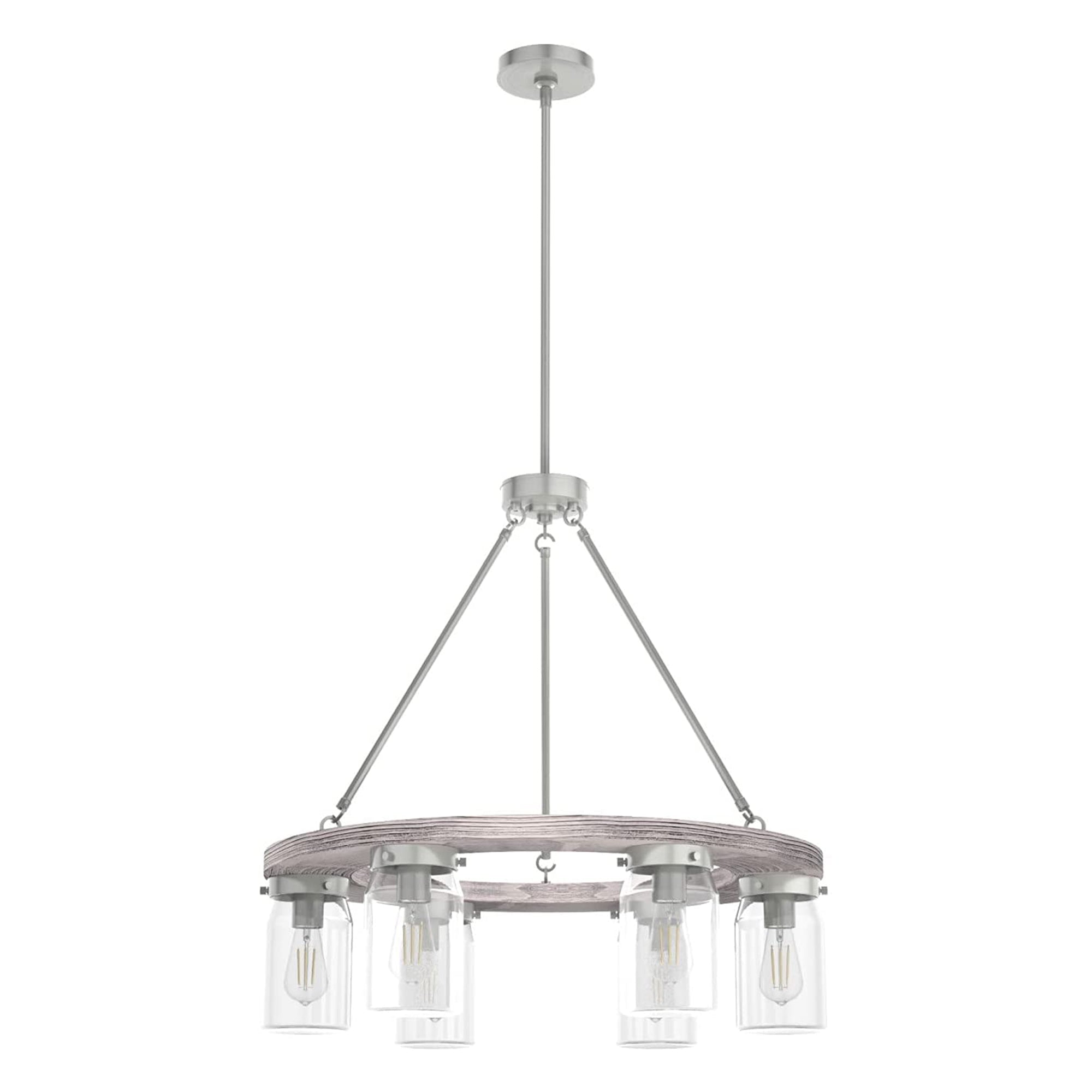 Hunter Fan Company Devon Park 6 Bulb Chandelier Indoor Light Fixture (Open Box) - VMInnovations