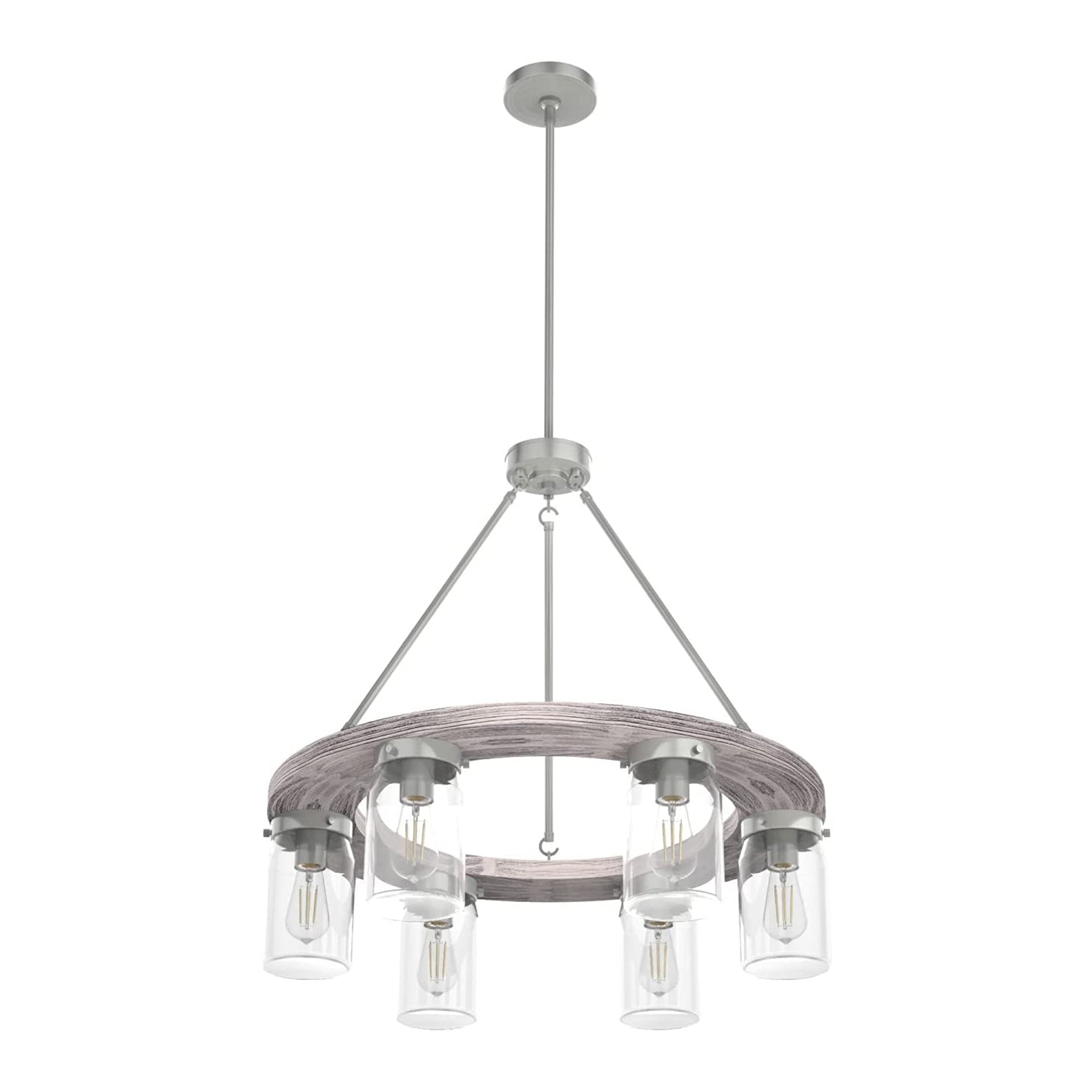 Hunter Fan Company Devon Park 6 Bulb Chandelier Indoor Light Fixture (Open Box) - VMInnovations