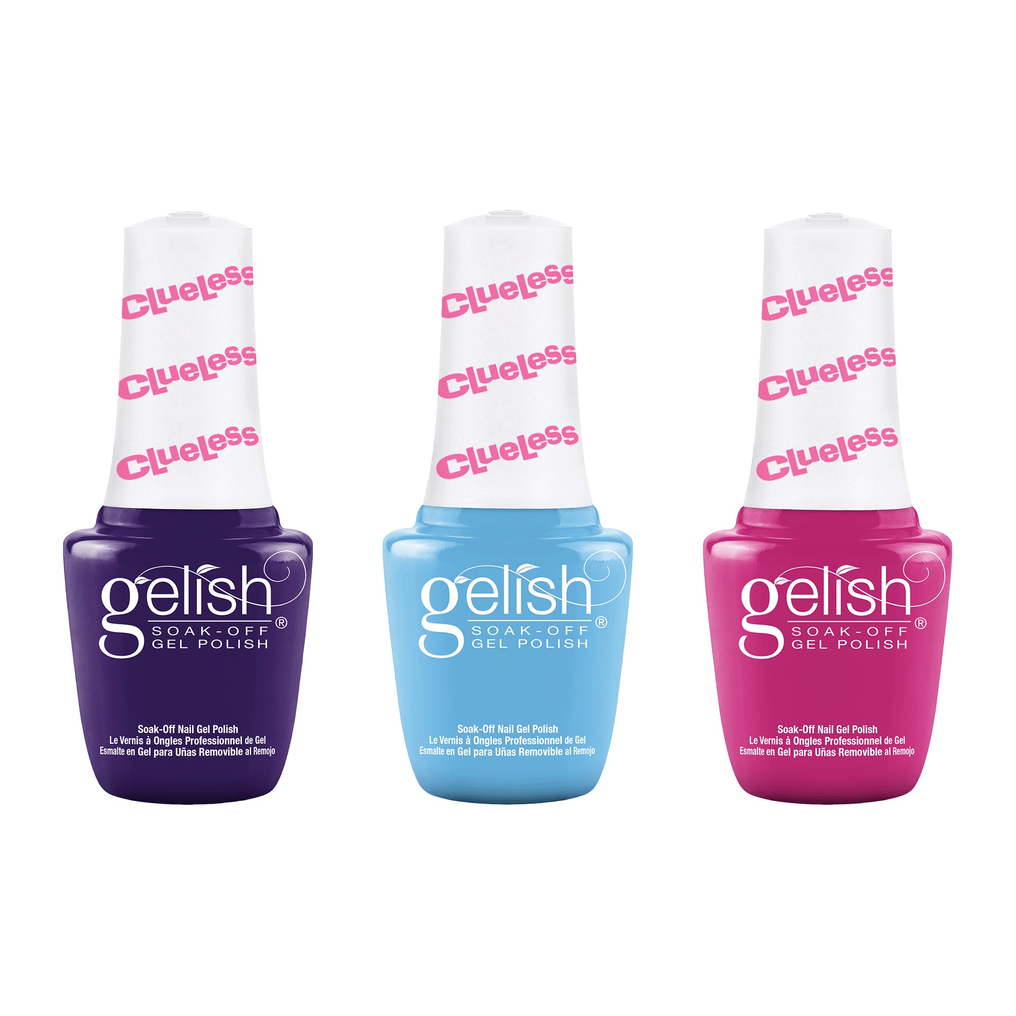 Gelish Mini Clueless Collection 9 mL Soak Off Gel Nail Polish Set (Open Box)