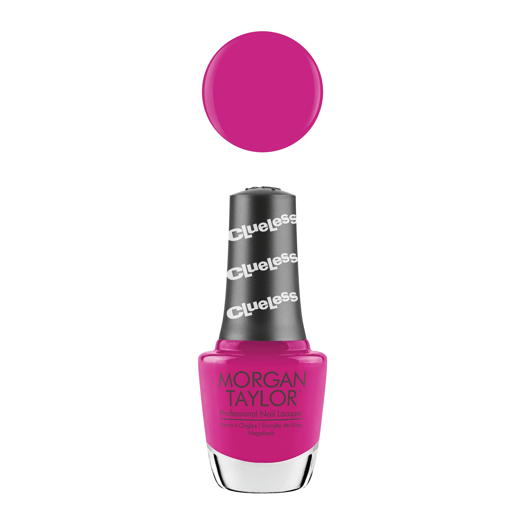 Morgan Taylor Clueless Collection Nail Lacquer Polish Manicure Set, 3 Color Pack - VMInnovations