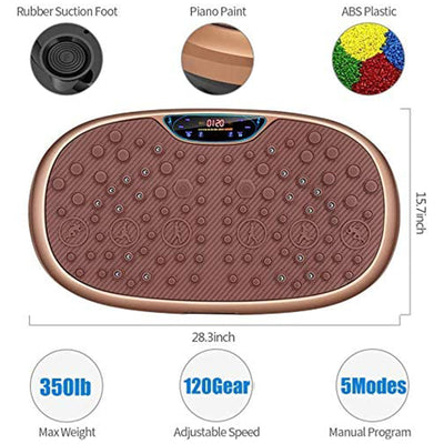 EILISON FitMax 3D XL Vibration Plate Exerciser, 300lb Capacity, (For Parts)