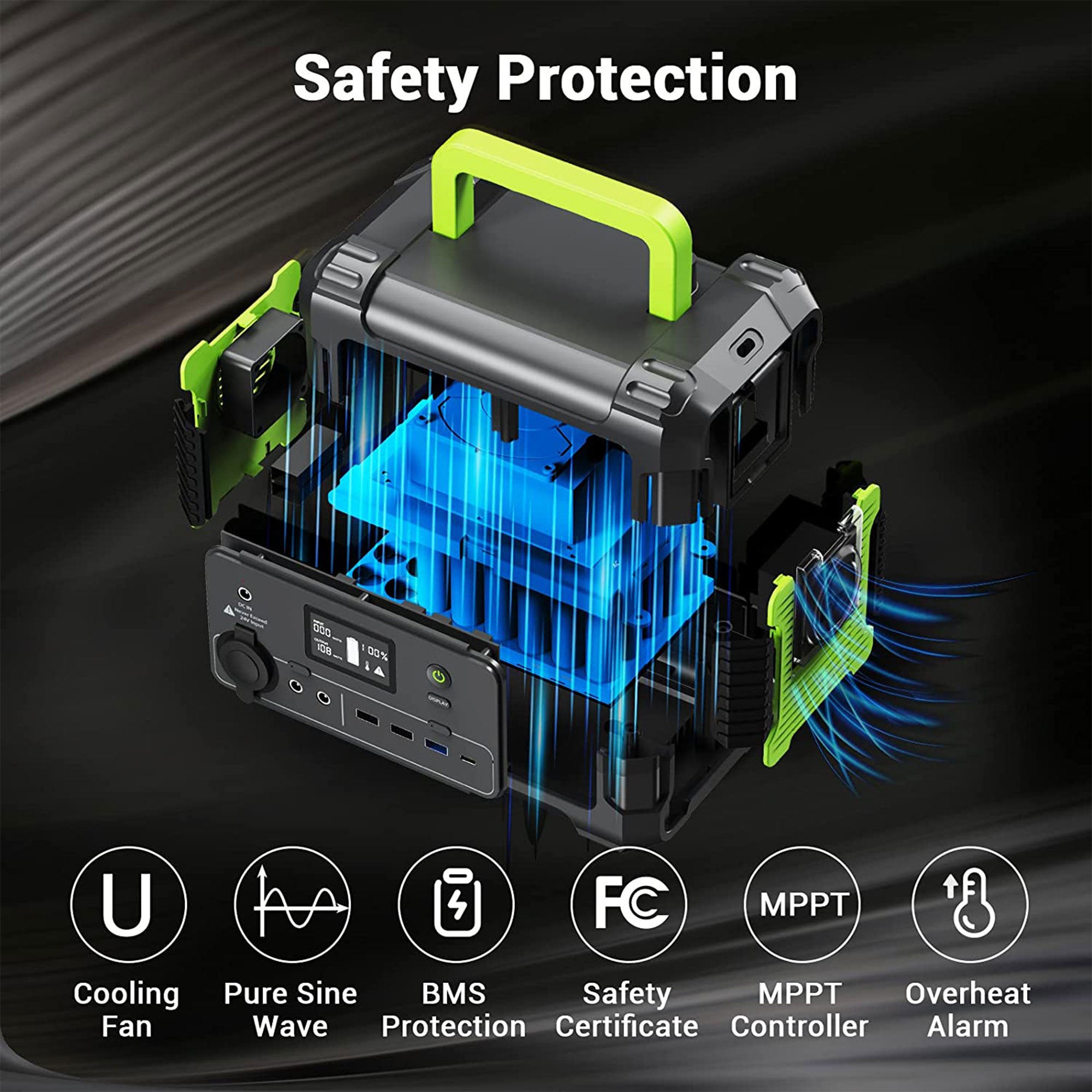 PAXCESS Rockman 300W Solar and Battery Powered Generator Station (For Parts) - VMInnovations