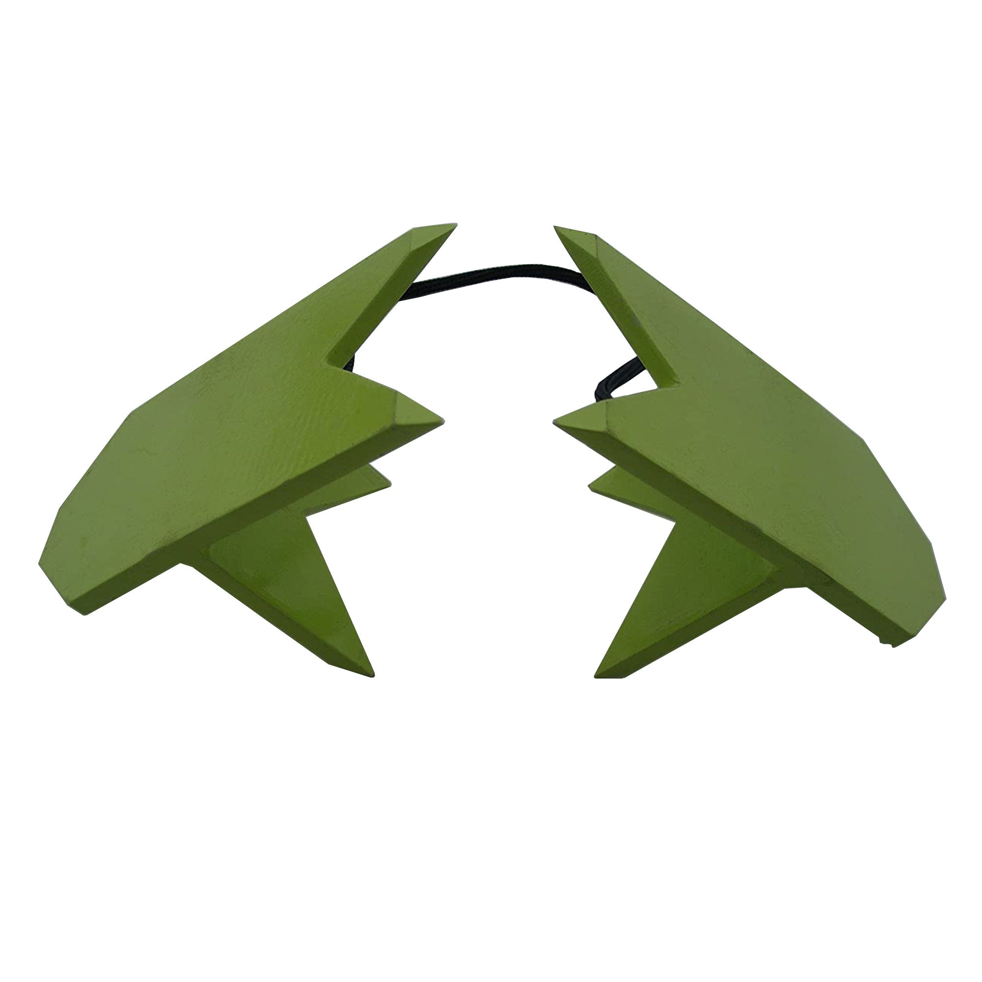 Timber Tuff TMW-61 Secure Hold Compact Log Dog Pair with Attached Rope, Green - VMInnovations
