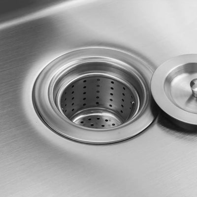 Alwen 32 by 19 Inch Undermount Brushed Stainless Steel Single Bowl Kitchen Sink