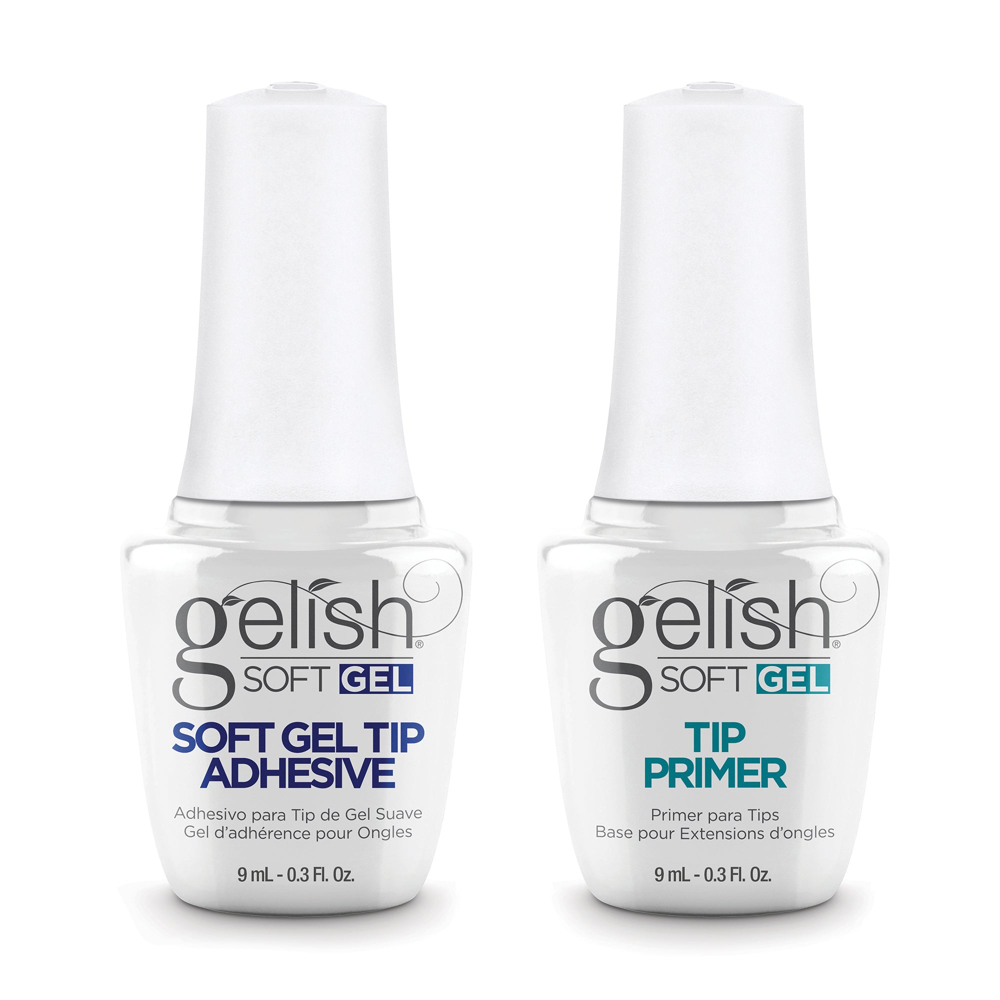 Gelish Mini Spring Full Bloom Polish Set, 3 Pack with 330 Count 3 Type Nail Kit - VMInnovations