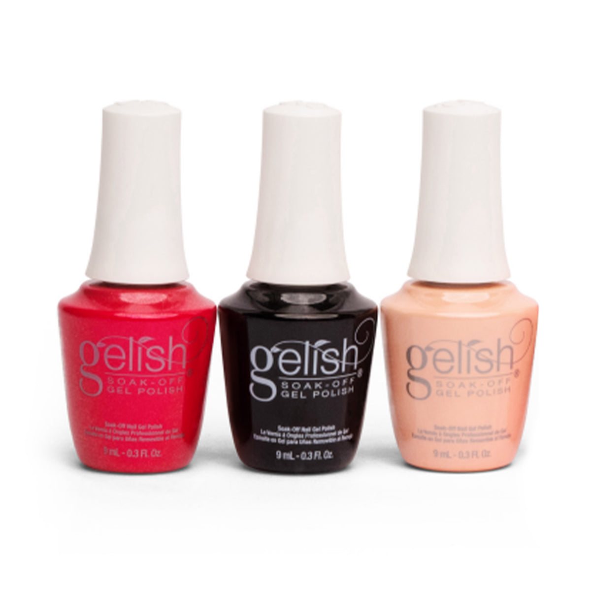 Gelish Forever Fabulous 9 mL Polish Set, 6 Pack with 330 Count 3 Type Nail Kit