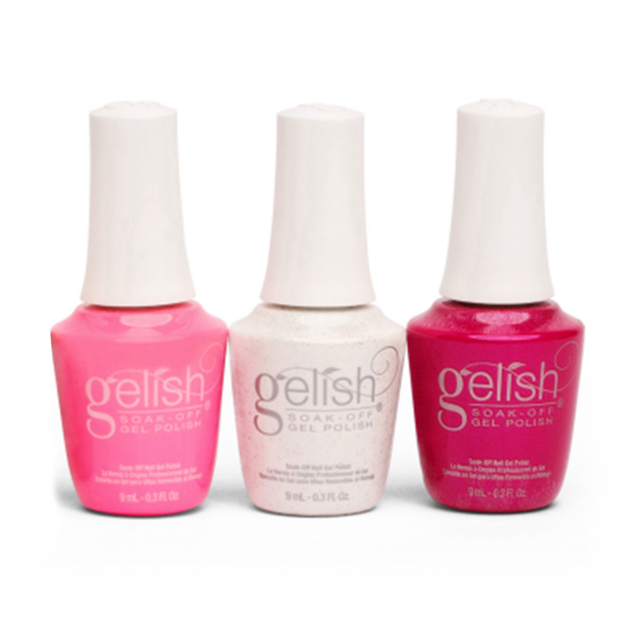 Gelish Forever Fabulous 9 mL Polish Set, 6 Pack with 330 Count 3 Type Nail Kit