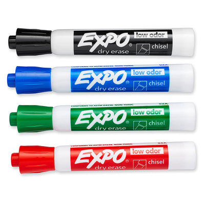 Expo® Low-Odor Dry Erase Marker Marker,EXPO2,DRYERAS,4ST (Pack of20)