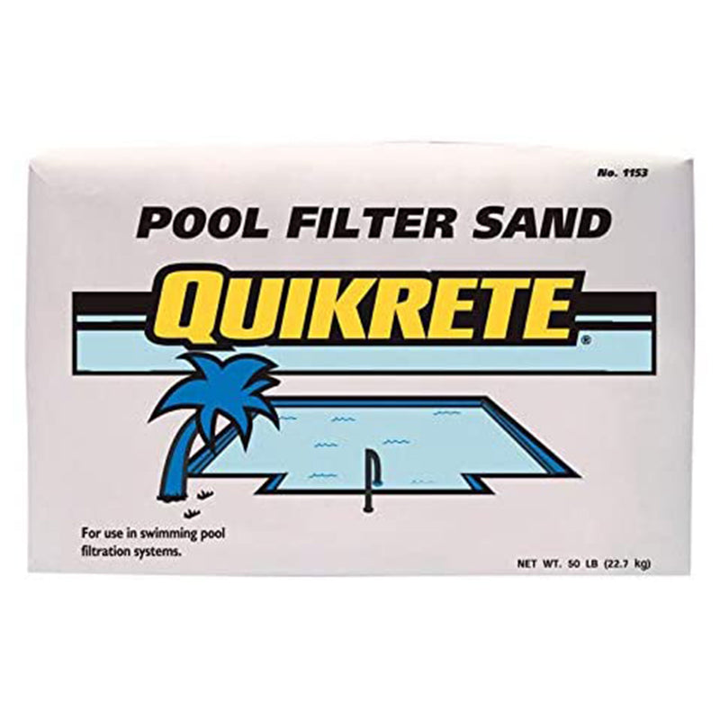 QUIKRETE 50 Pound 20/40 Gradation Swimming Pool Filtration System Sand, Tan