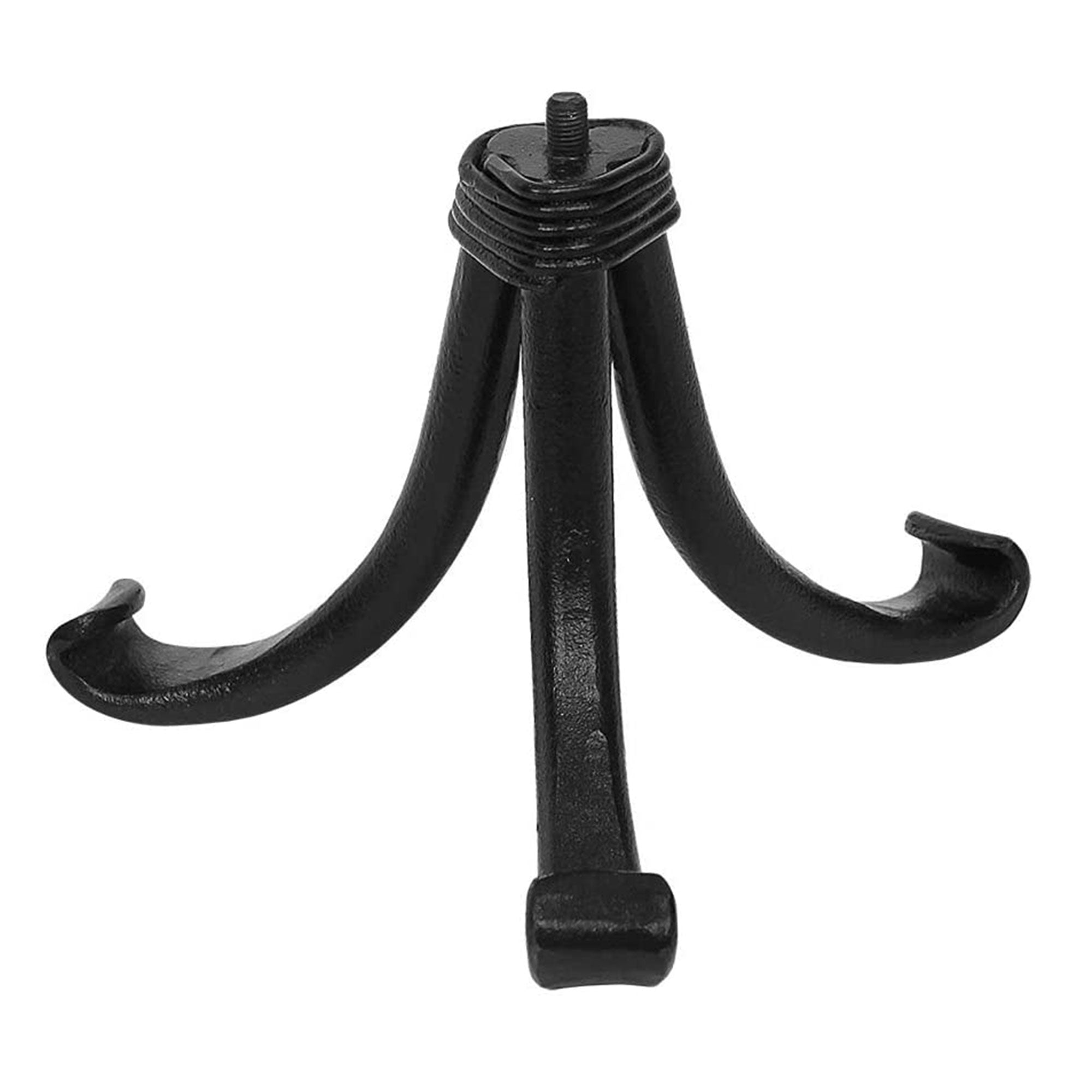 Achla Designs Hand Blown Crackle Glass Garden Birdbath with Tripod Stand, Green - VMInnovations