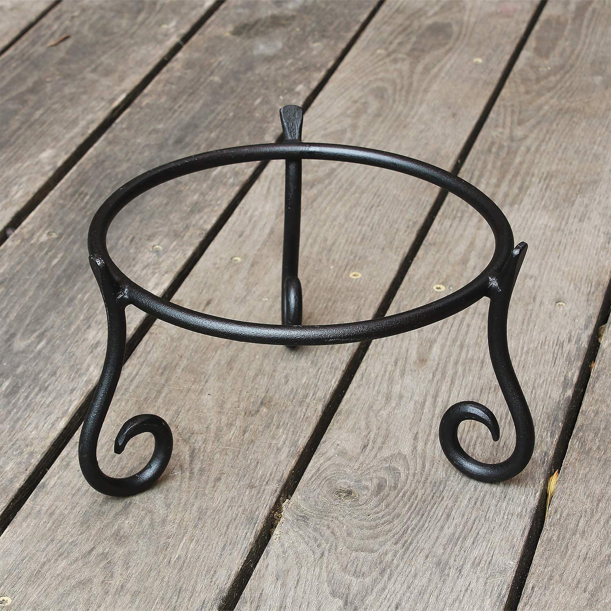 Achla Designs Hand Blown Crackle Glass Garden Birdbath with Stand, Tomato Red - VMInnovations