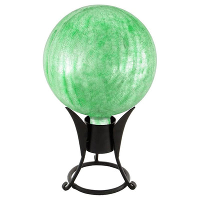 Achla Designs 10 Inch Gazing Glass Globe Sphere Garden Ornament, Light Green