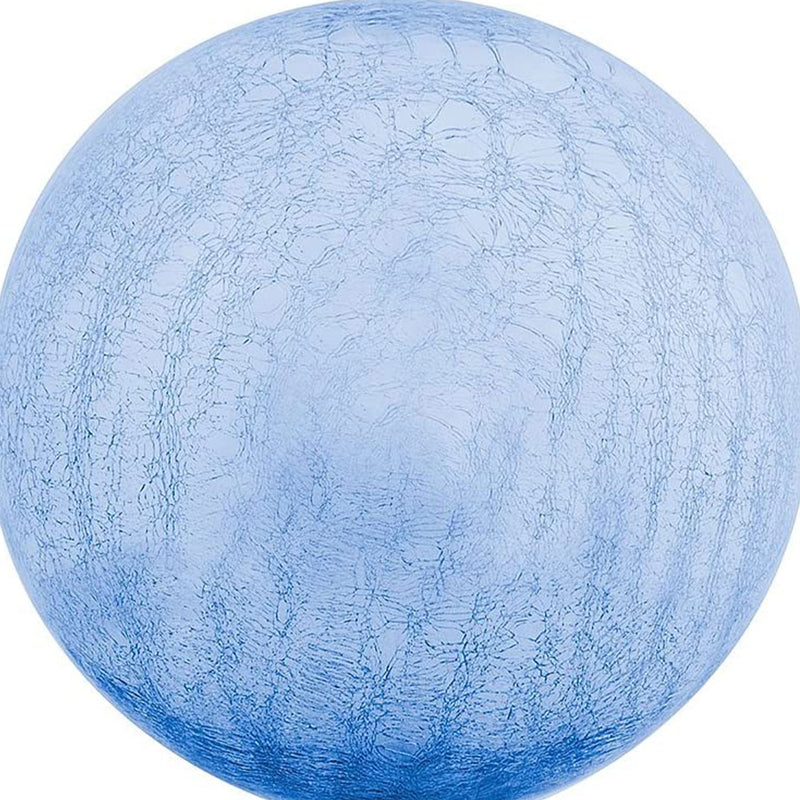 Achla Designs 12 Inch Crackly Globe Sphere Garden Ornament, Blue Lapis(Open Box)