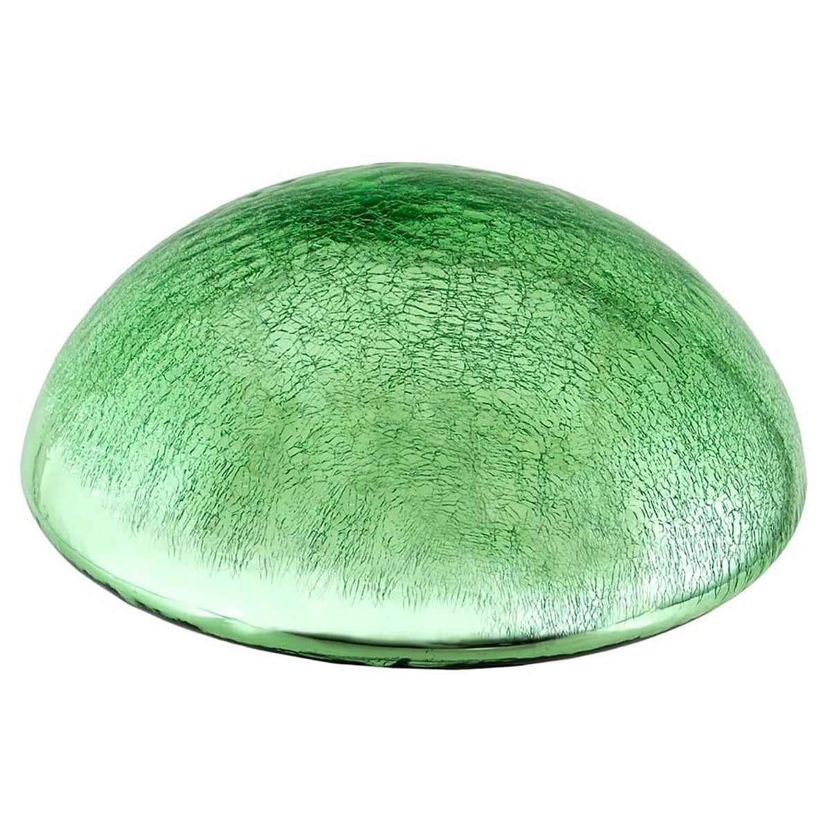 Achla Designs Crackle Glass Garden Toadstool Gazing Ball, 9 Inch, Light Green
