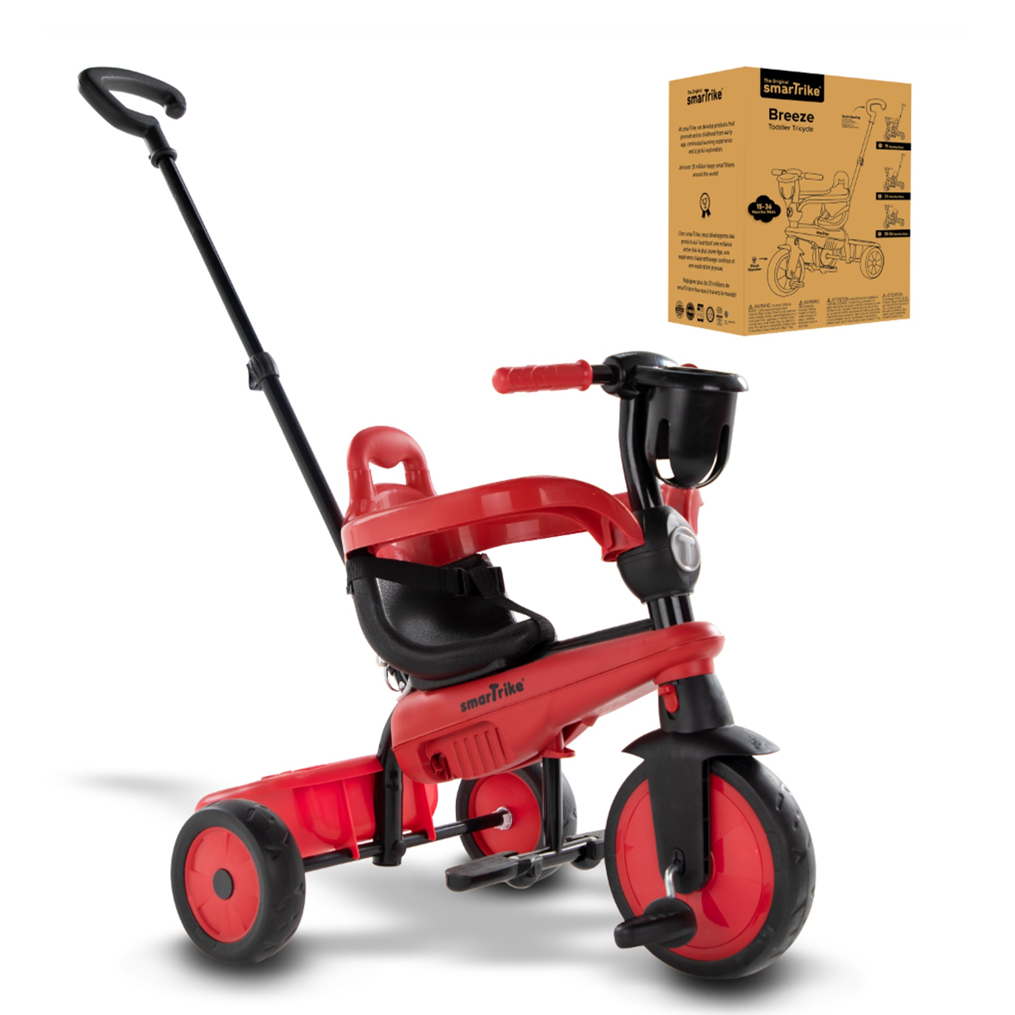 smarTrike S Multi Stage Toddler Tricycle for Ages 15-36 Months, Red (For Parts) - VMInnovations