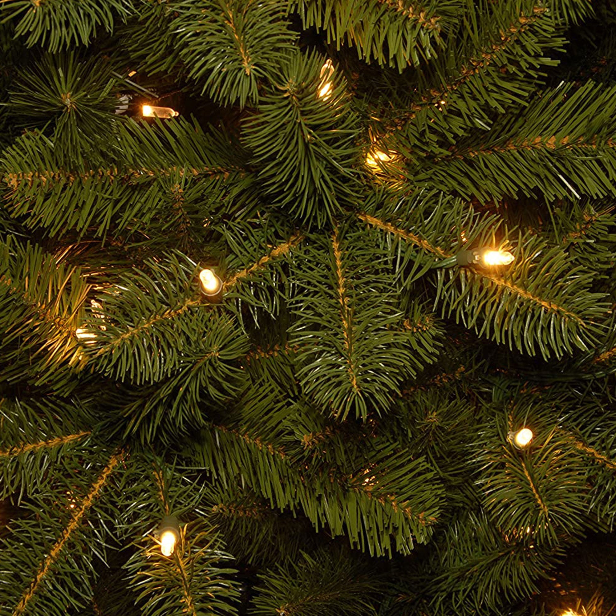 National Tree Company Tacoma Pine 12 Foot Prelit Slim Artificial Christmas Tree