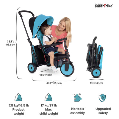 smarTrike 6 in 1 Modular Toddler Stroller Trike with 1 Hand Steering (Used)