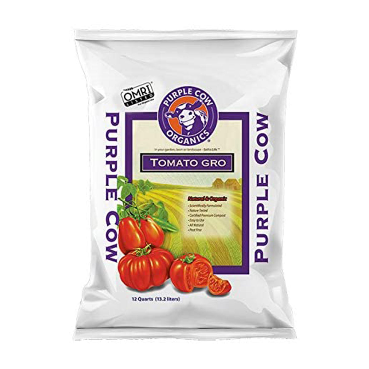 Purple Cow Organics Tomato Gro All Natural Activated Compost Plant Food (4 Pack)