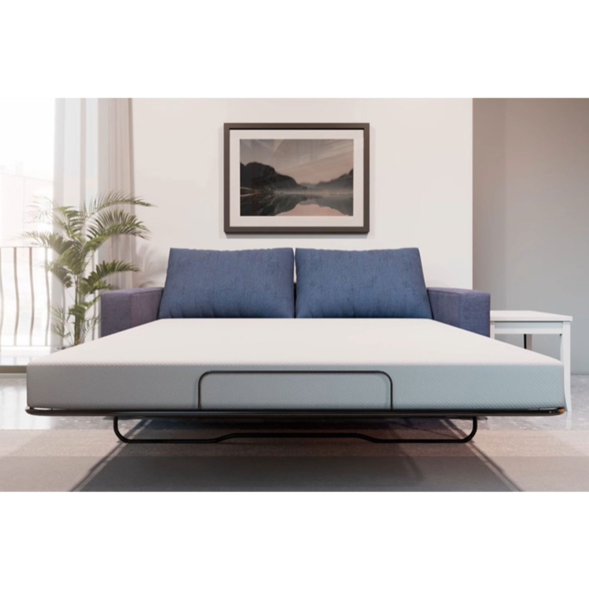 4 Inch Gel Memory Foam Mattress for Queen Size Convertible Sofa (Open Box)