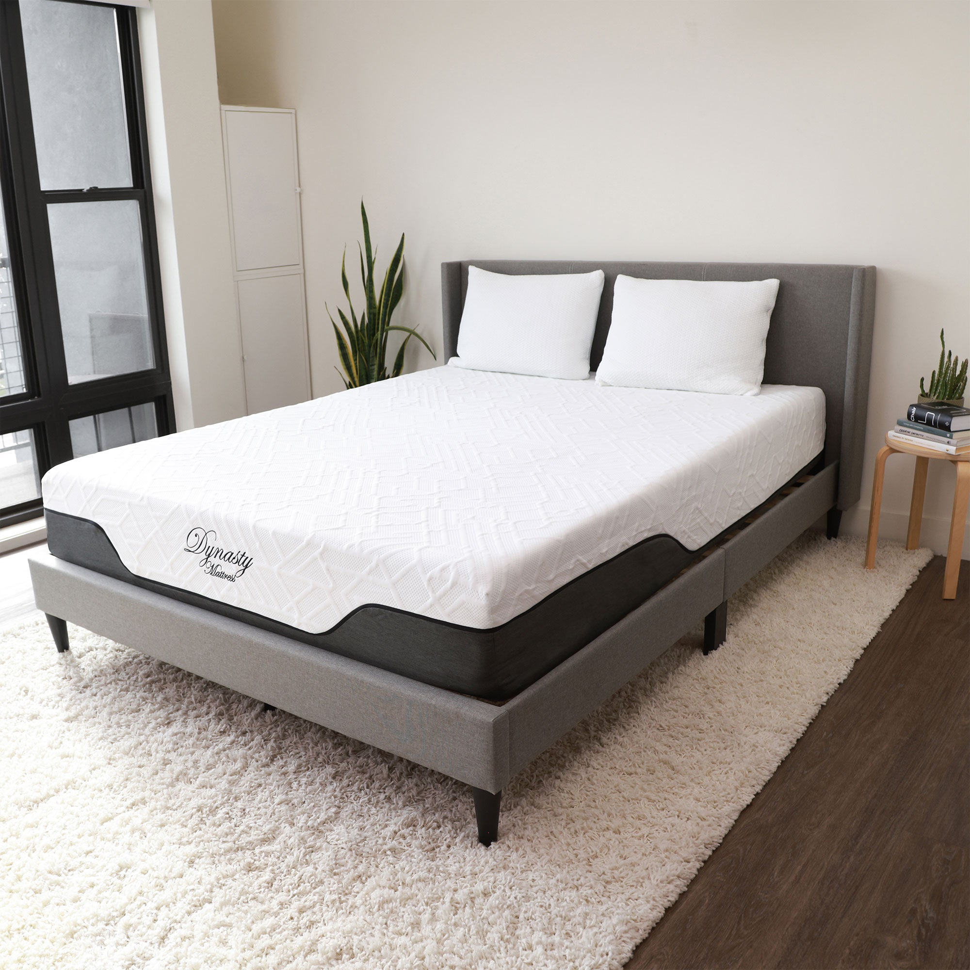 Dynasty Mattress 12 In CoolBreeze Gel Memory Foam Mattress with Cover (Open Box) - VMInnovations