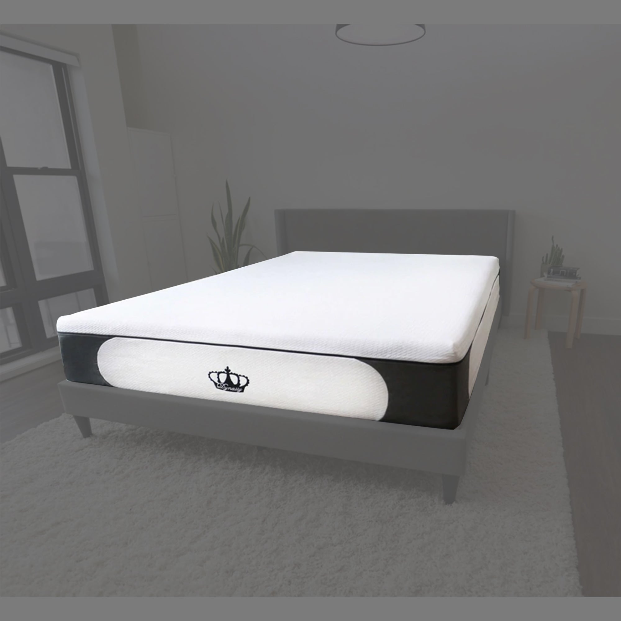 Dynasty Mattress 14.5 inch CoolBreeze Plush Gel Memory Foam Mattress (Open Box)