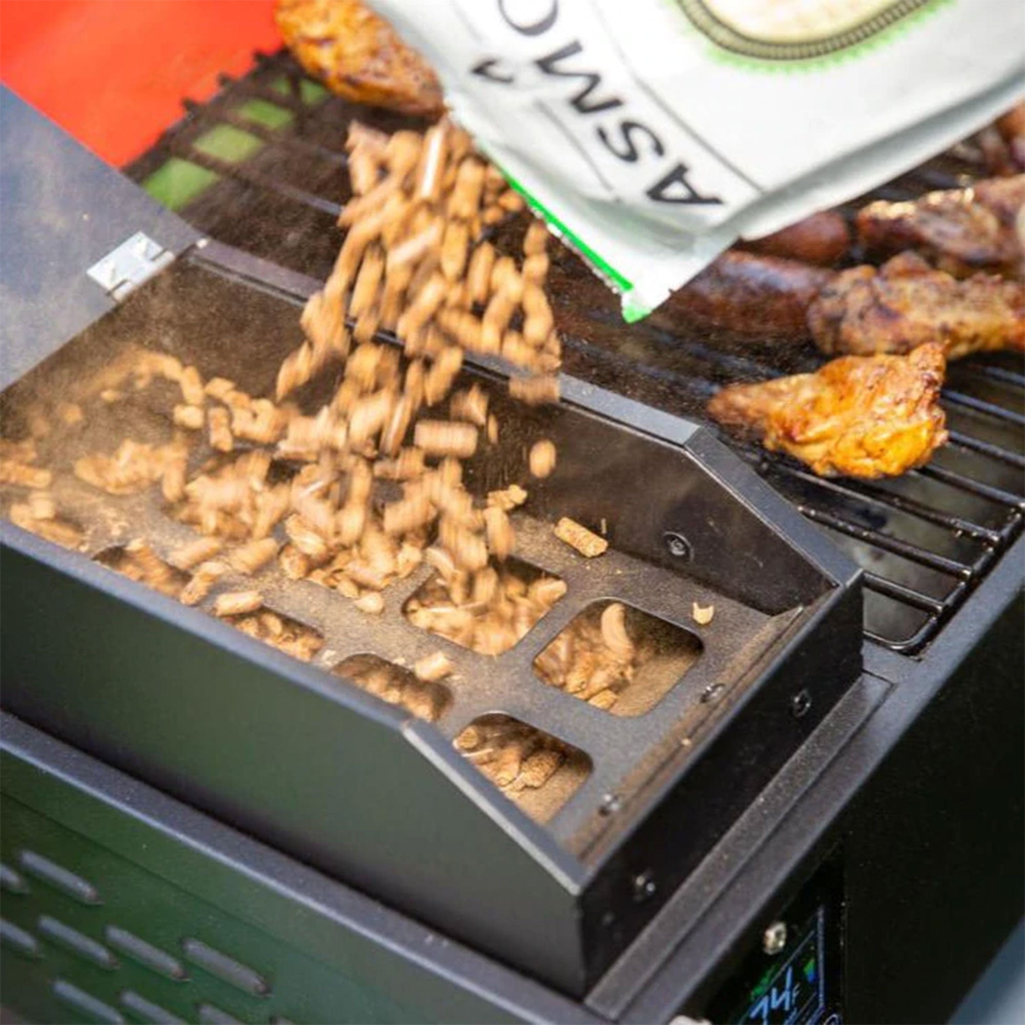 ASMOKE AS300 Portable Wood Pellet Smoker and BBQ Grill with Probe (For Parts)