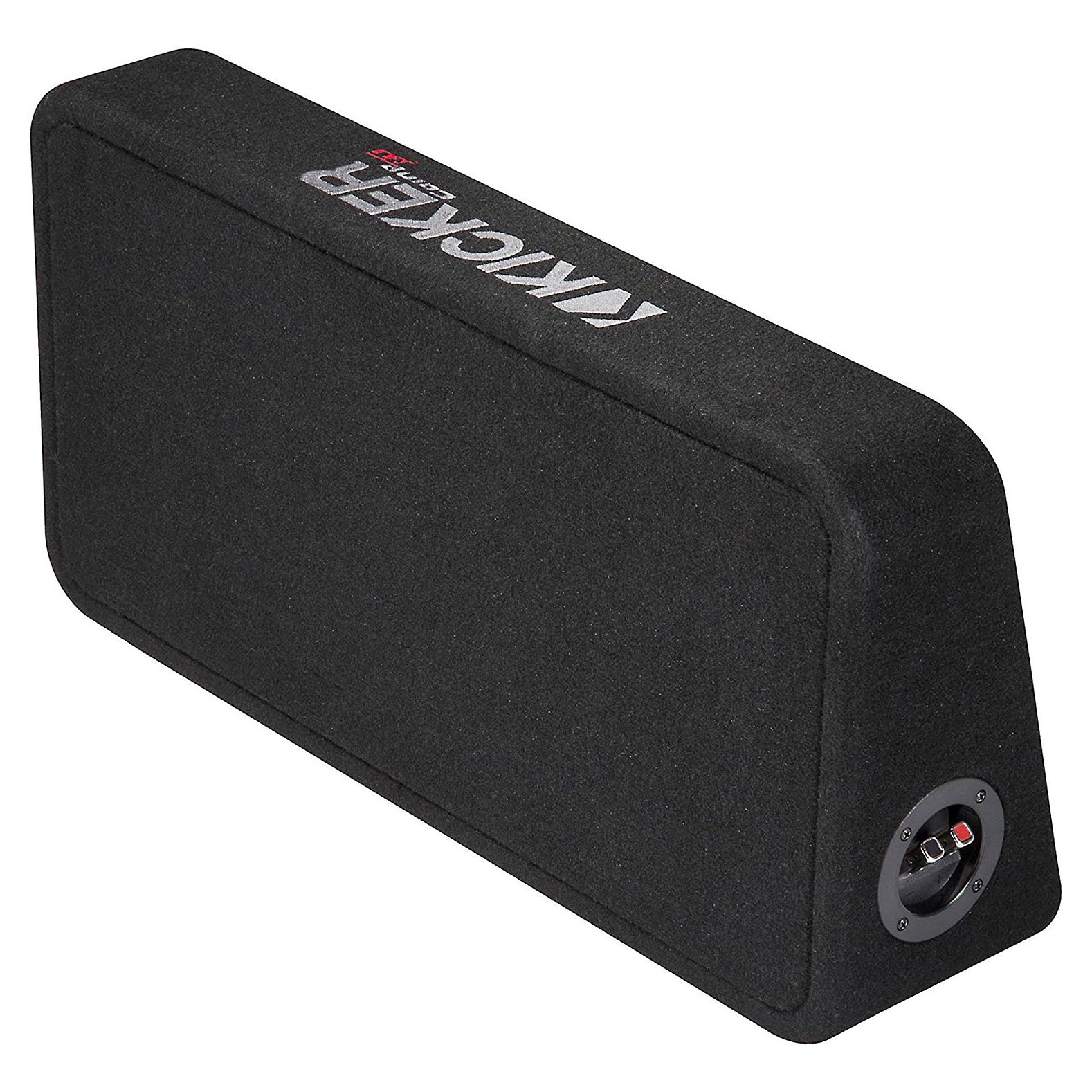 Kicker CompRT 800W Dual 10 Inch Slim 2 Ohm Loaded Sealed Subwoofer (2 Pack) - VMInnovations