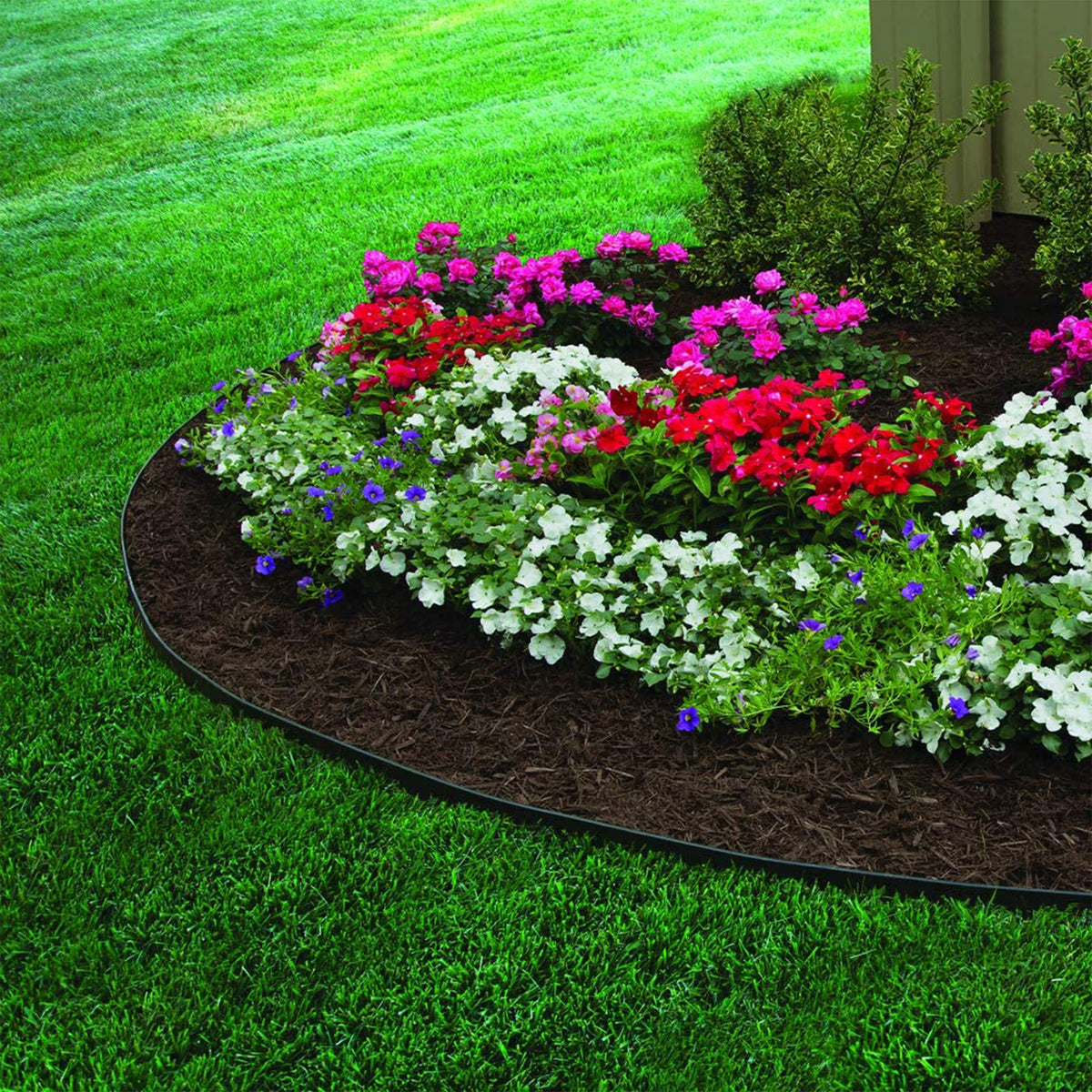 Dimex EasyFlex 3100-100C 100 Foot No Dig Garden Bed Plastic Edging Kit, Black