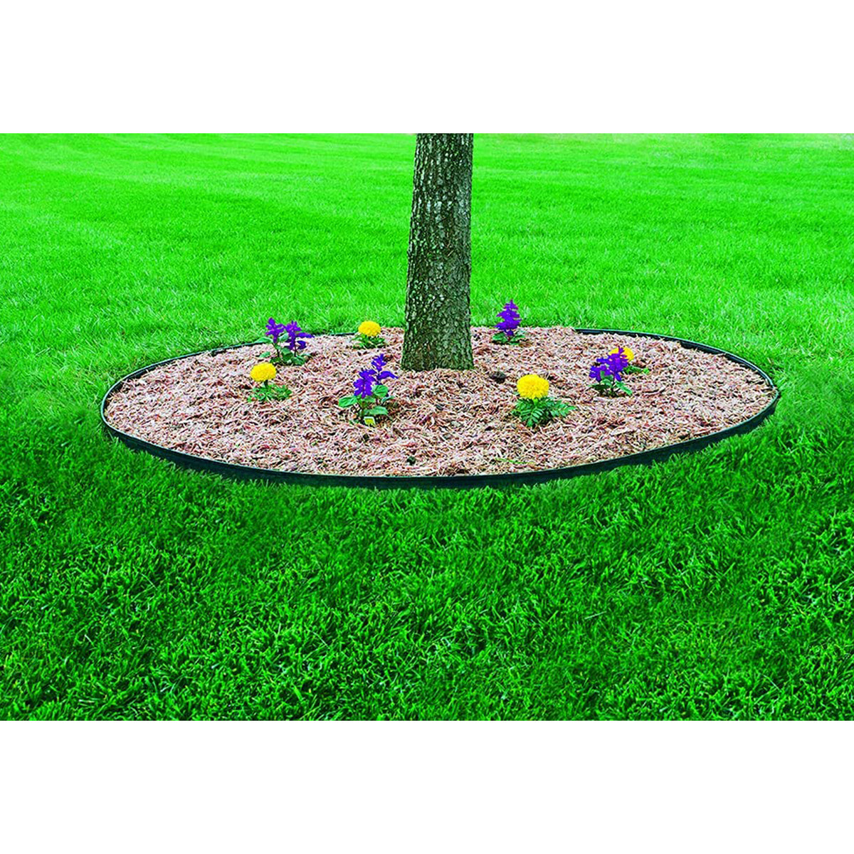 Dimex EasyFlex 3100-100C 100 Foot No Dig Garden Bed Plastic Edging Kit, Black