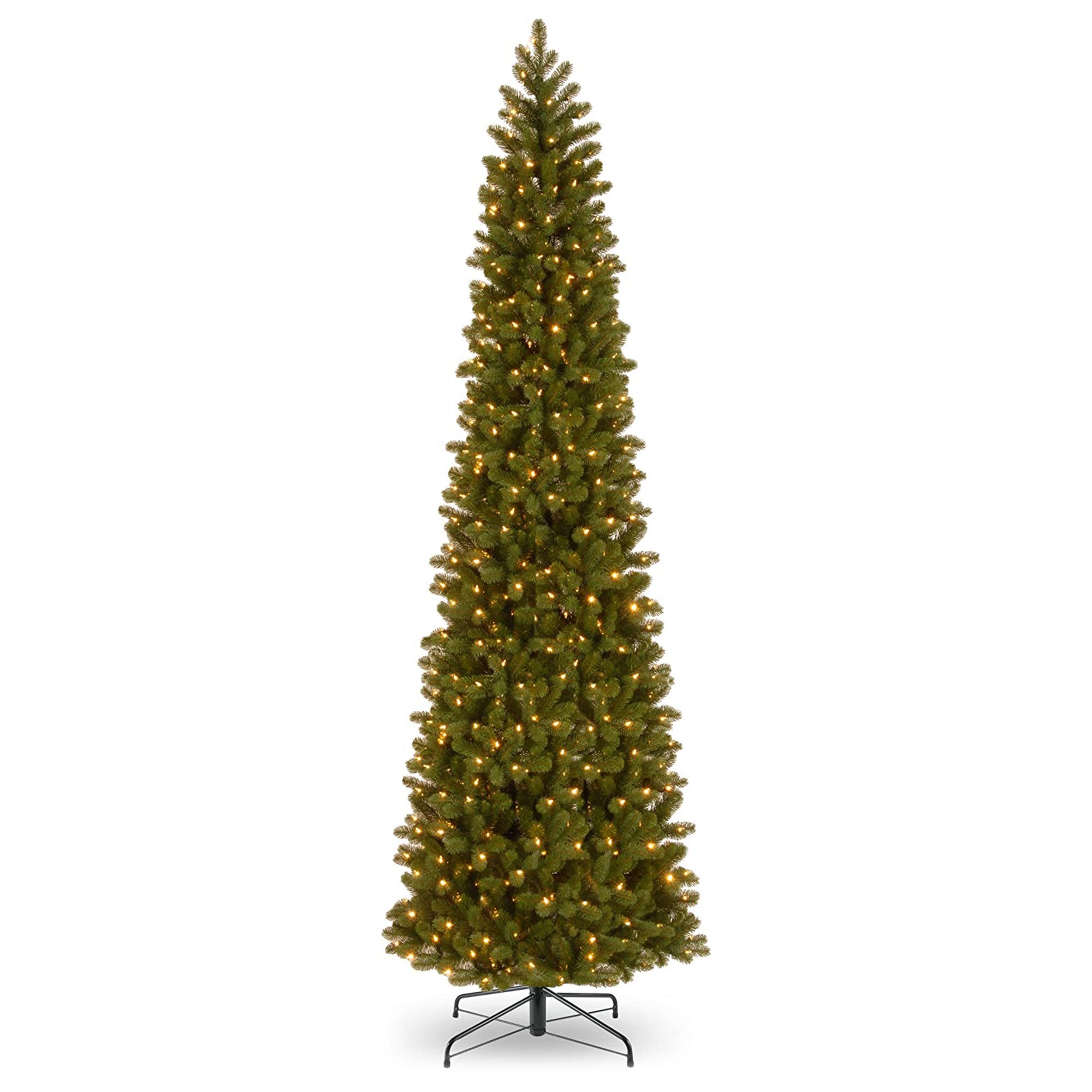 National Tree Company Downswept Slim Fir 12' Christmas Tree Lights (For Parts) - VMInnovations