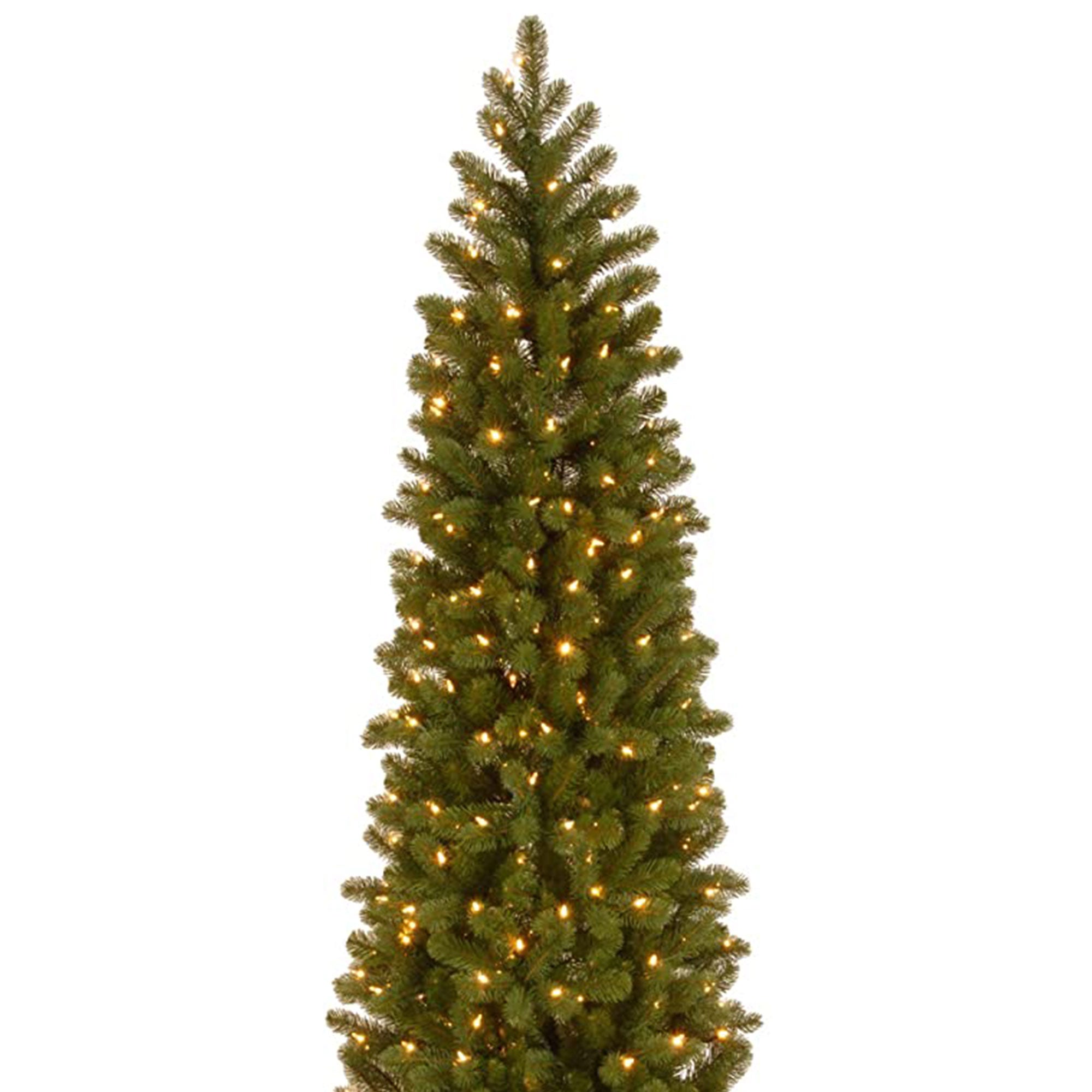 National Tree Company Downswept Slim Fir 12' Christmas Tree Lights (For Parts) - VMInnovations