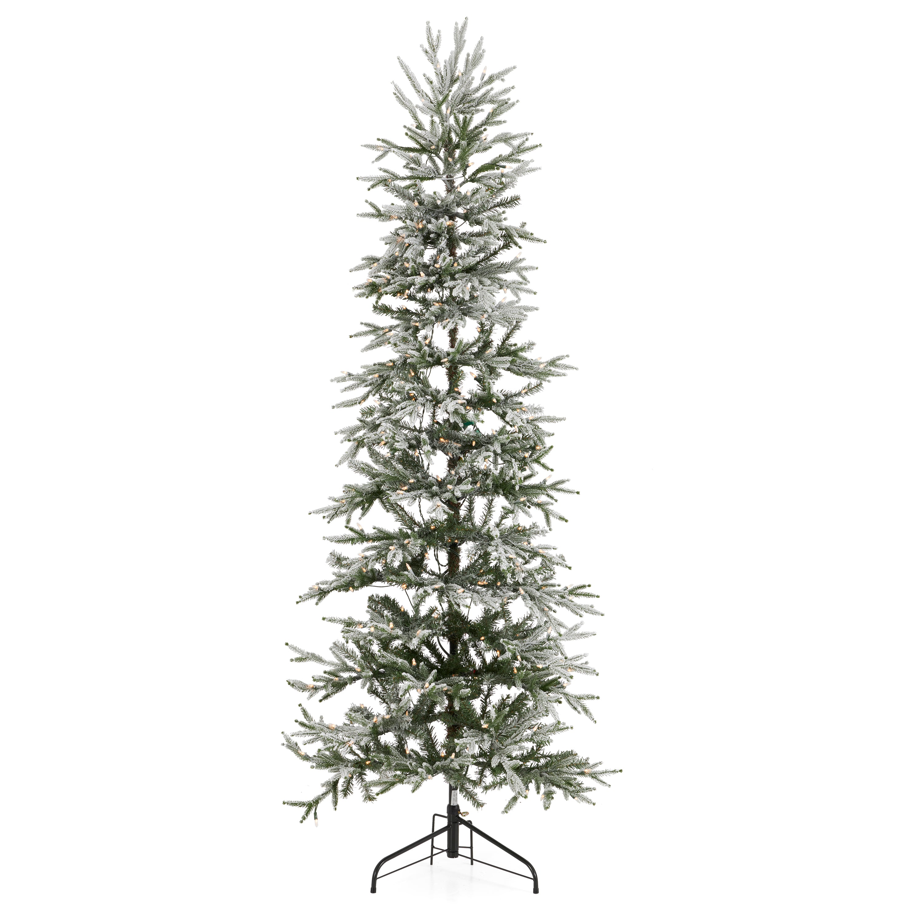 National Tree Company Snowy Montgomery 7 Ft Flocked Christmas Tree (Open Box) - VMInnovations