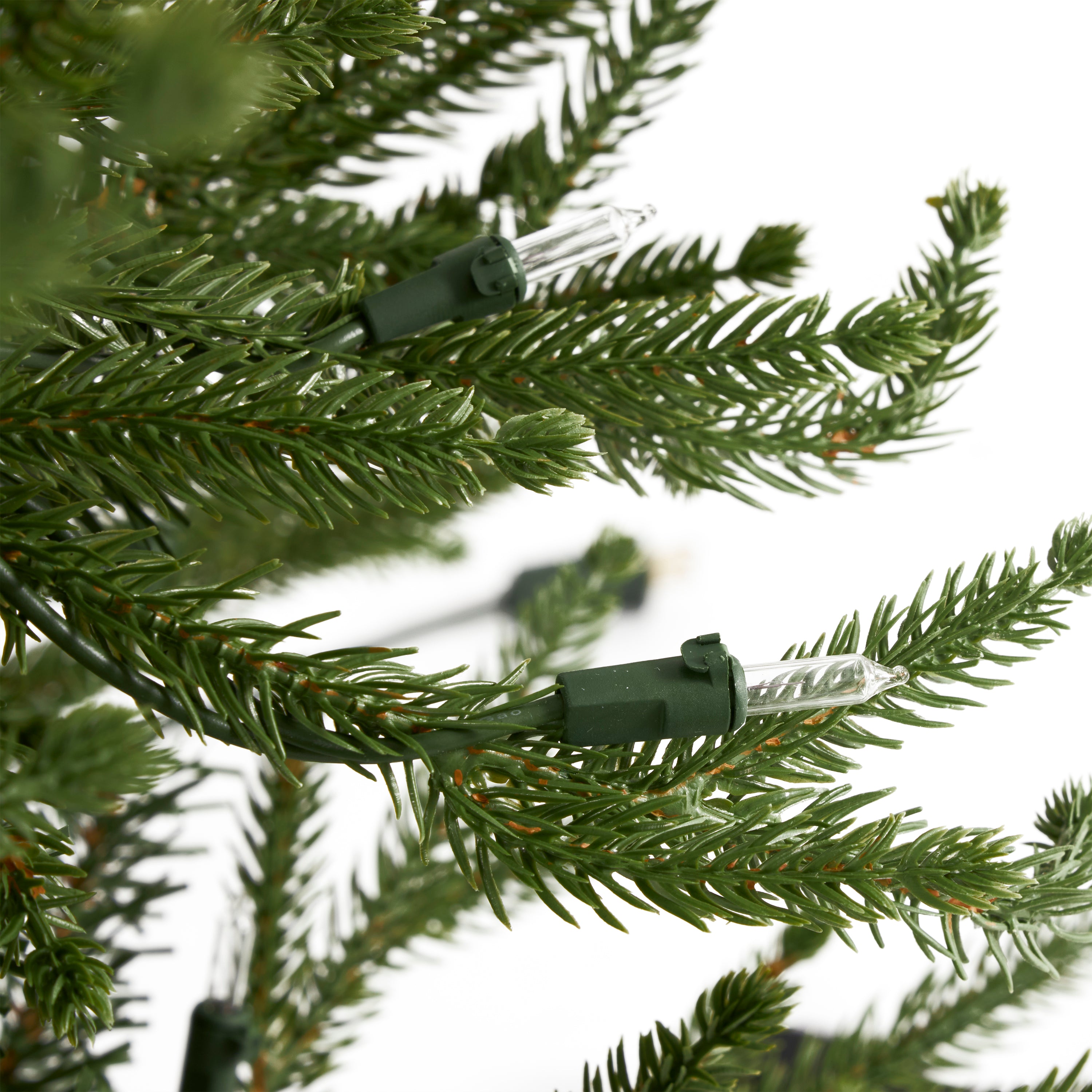 National Tree Company Montgomery 7Ft Prelit Half Tree Clear Lights (Used) - VMInnovations