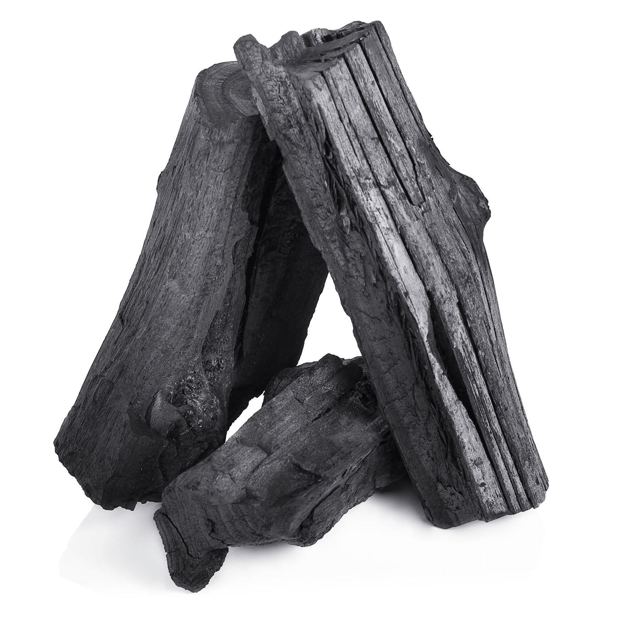 Campirano Premium Hardwood Black Lump Grill & Smoker Charcoal, 40lb Bag (4 Pack) - VMInnovations