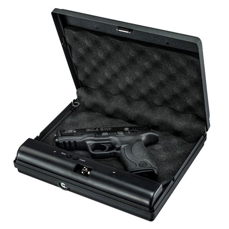 GunVault MicroVault MV 500F Standard Digital and Key Gun Safe Box, Flag Design