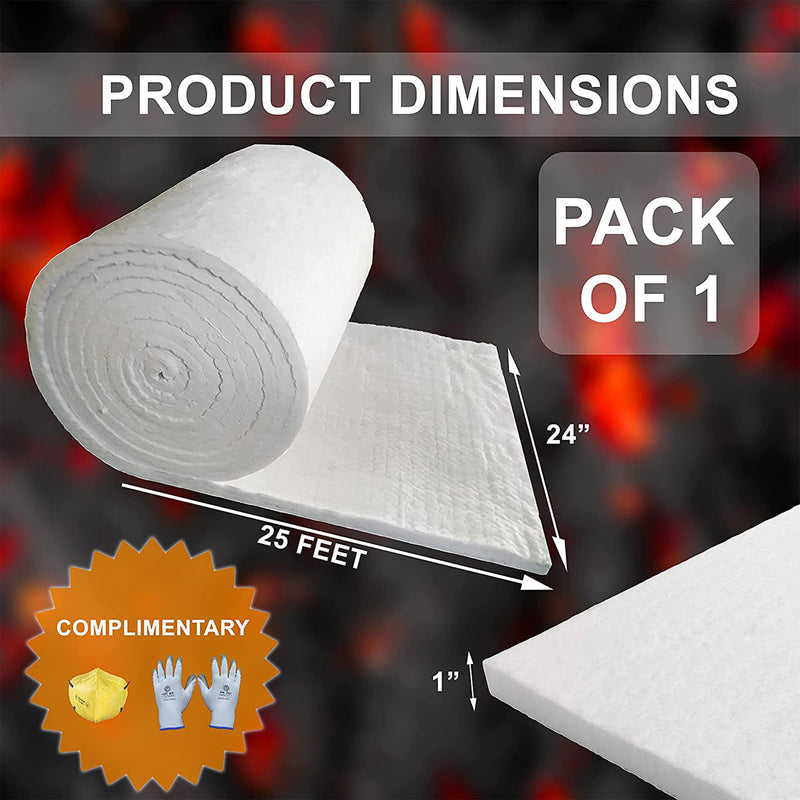 Simond Store Number 8 Density Low Thermal Ceramic Fiber Insulation Open Box)
