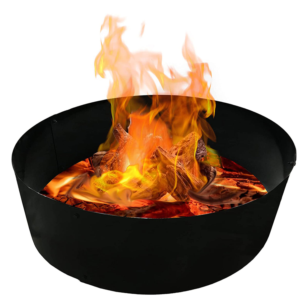 Simond Store Round Heavy Duty Fire Pit Ring Insert, 60 Inch Diameter (Open Box)