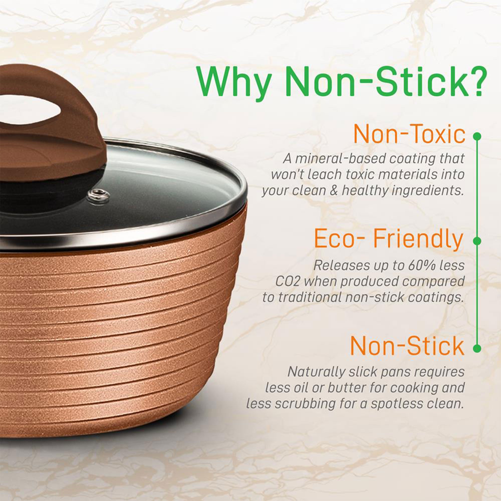 NutriChef 12 Pc Nonstick Cookware Set with Lids & Cool Touch Handles (Open Box) - VMInnovations