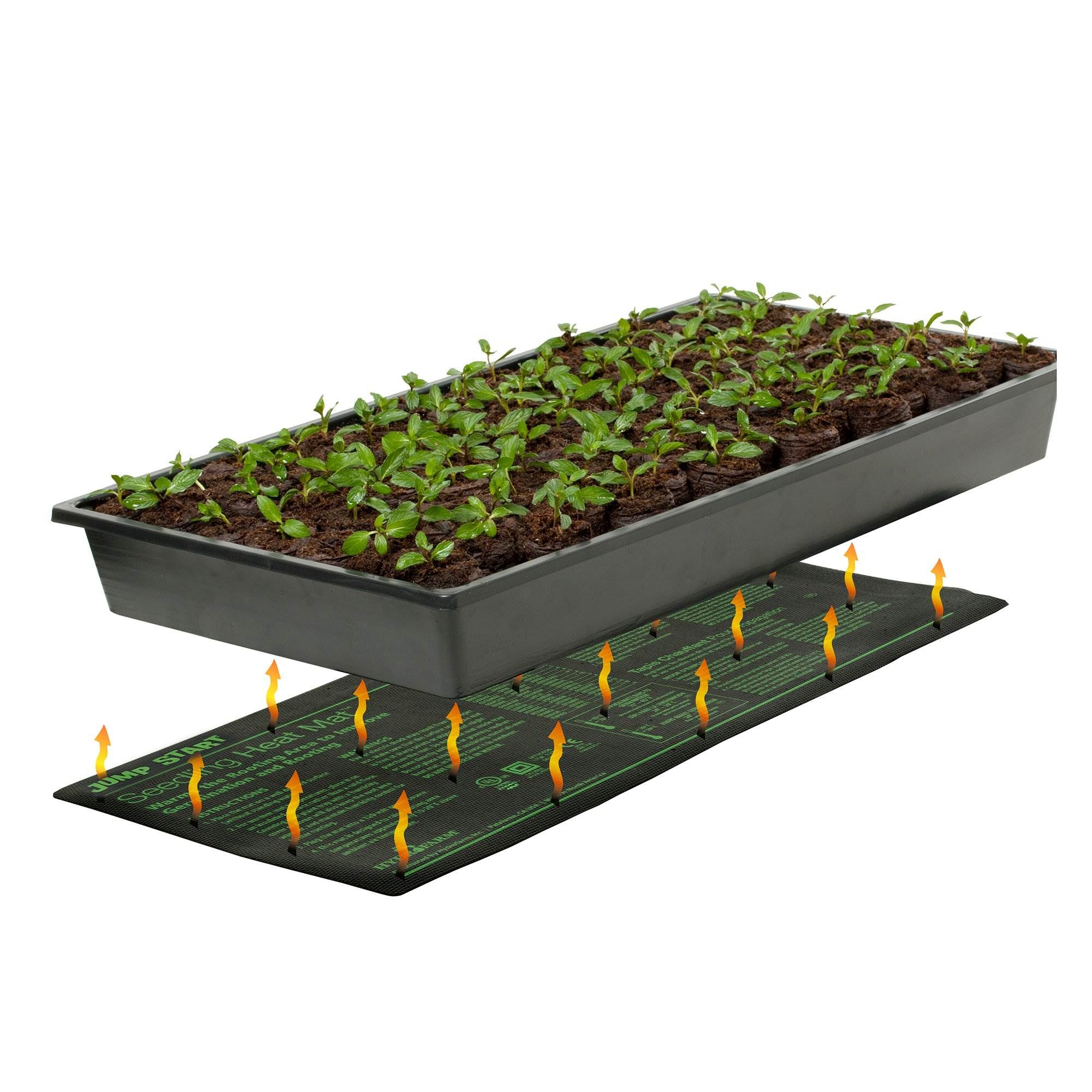 Hydrofarm Jump Start MT10006 19.5 x 9 inches Hydroponic Garden Seedling Heat Mat - VMInnovations