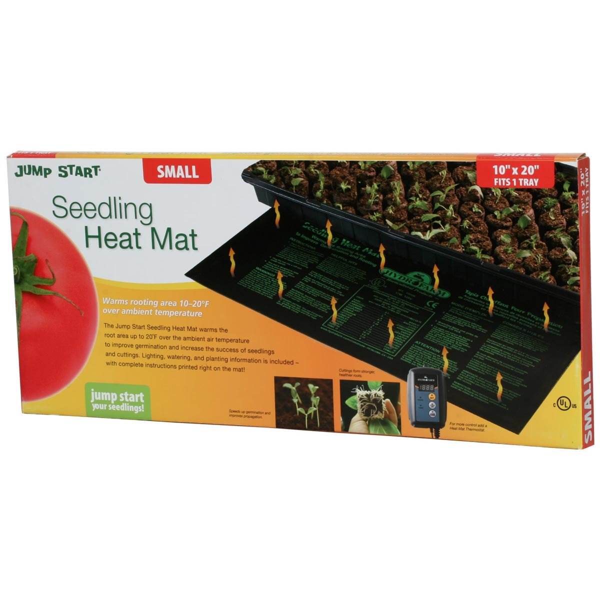 Hydrofarm Jump Start MT10006 19.5 x 9 inches Hydroponic Garden Seedling Heat Mat - VMInnovations