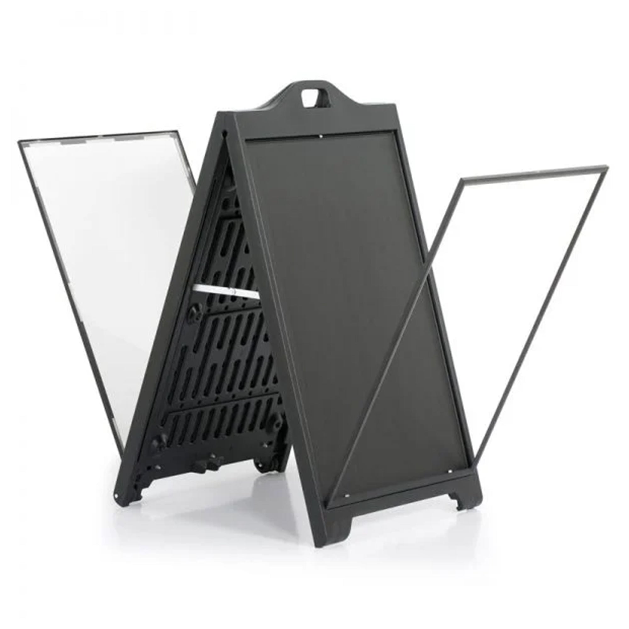 M&T Displays 24"x36" A Frame Double Sided Sidewalk Frame Board, Black (Used) - VMInnovations