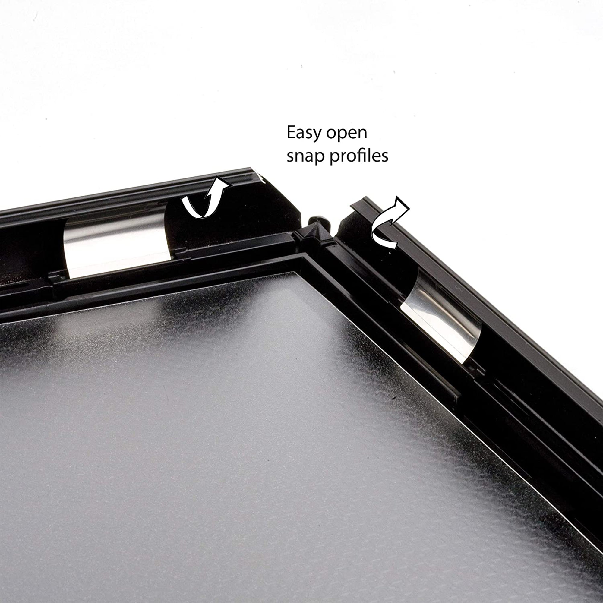 M&T Displays Opti Frame 8.5 x 11 In Wall Mount Front Load Frame, (5) (Open Box) - VMInnovations
