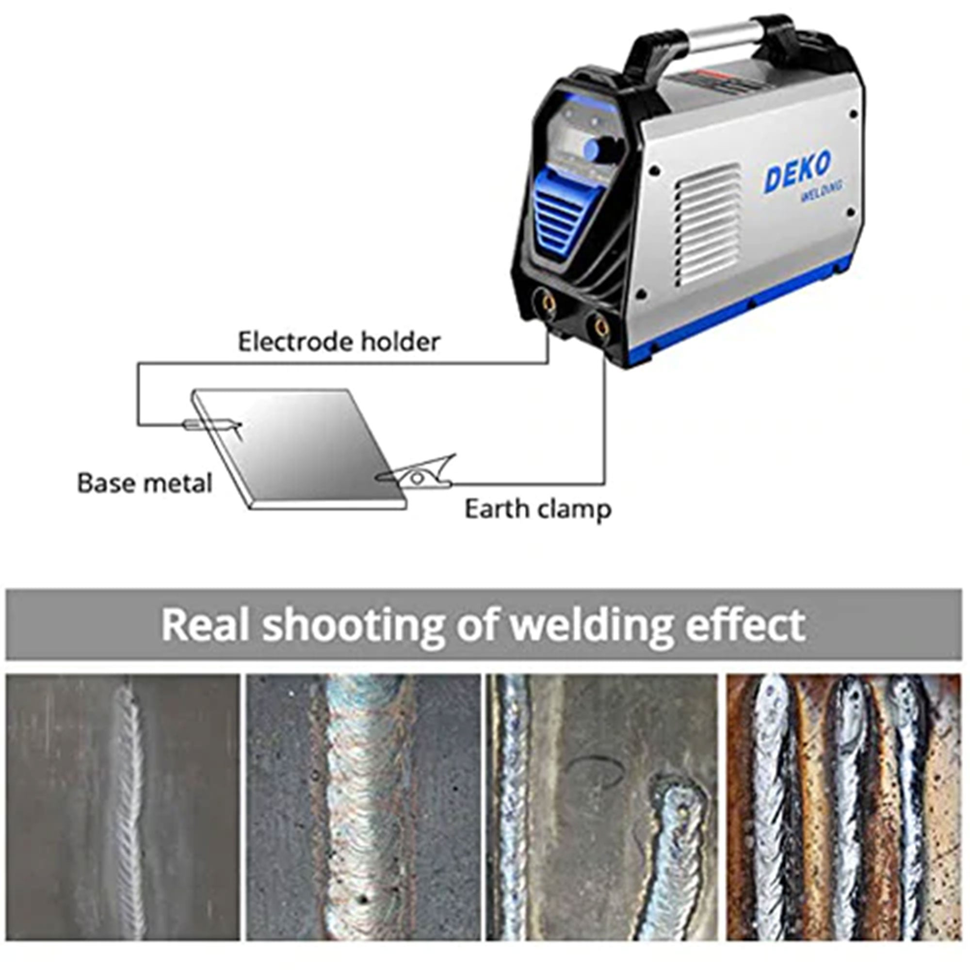 DEKO DKUS-MMA-200A Portable Lightweight Stick Arc Welding Machine (Used) - VMInnovations