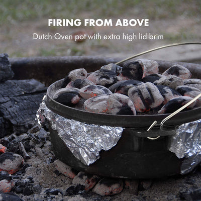 Klarstein Hotrod Masterplan 7Pc Cast Iron Dutch Oven Set for Cooking (Open Box)